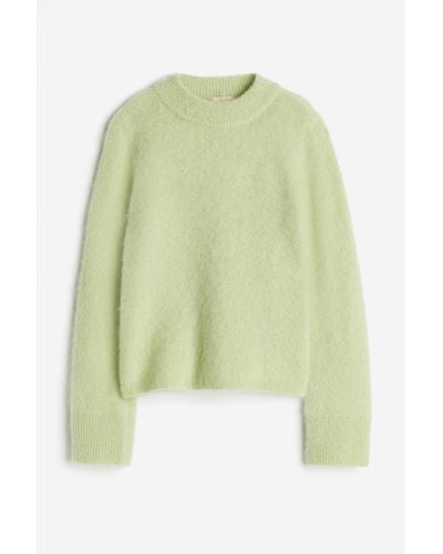 H&M Pullover aus Mohairmix - Grün