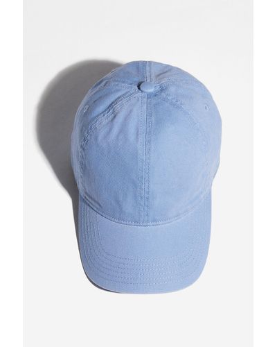 H&M Cap aus Denim im Washed-Look - Blau