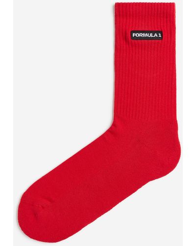 H&M Socken mit Motiv - Rot