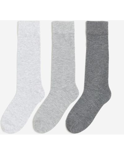 H&M 3er-Pack Thermosocken - Weiß