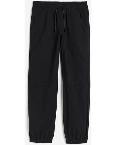 H&M Pantalon avec taille basse élastique - Noir