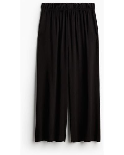 H&M Pantalon à taille élastique - Noir