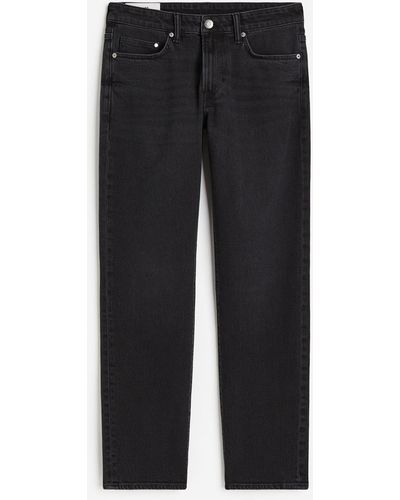 H&M Regular Jeans - Zwart