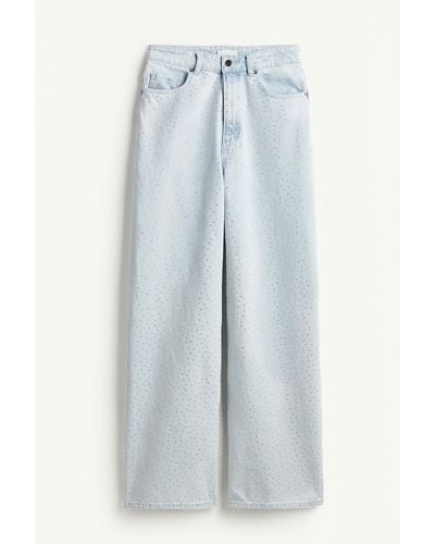 H&M Jeans mit Strass - Blau