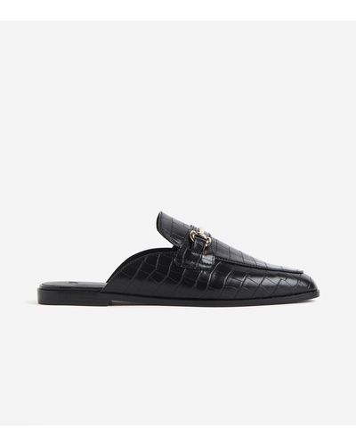 H&M Slip-in Loafers Met Trensje - Zwart