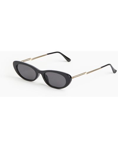 H&M Fines lunettes de soleil cat-eye - Blanc