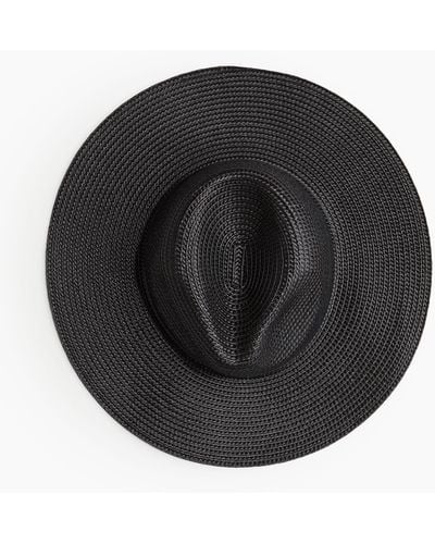 H&M Chapeau de paille - Noir