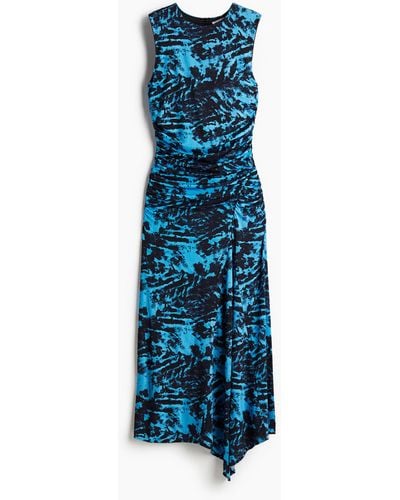 H&M Bliagz P Long Dress - Blau