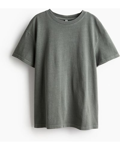 H&M Oversized T-Shirt - Grau