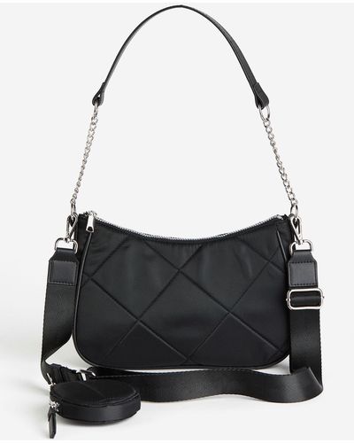 H&M Sac bandoulière avec pochette - Noir