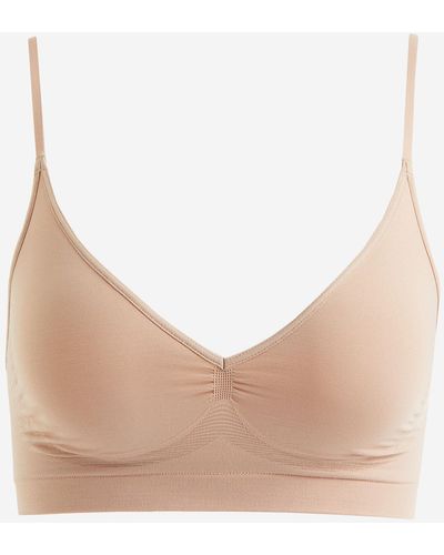 H&M Stretchy and sculpting Soft-BH - Natur