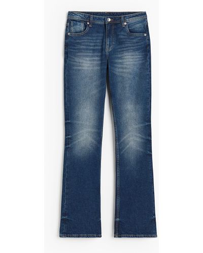 H&M Bootcut Regular Jeans - Bleu