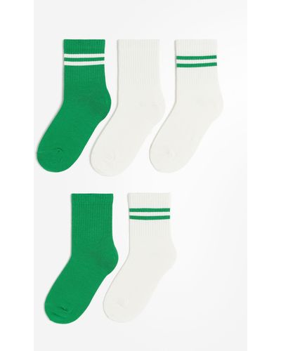 H&M 5 Paar Sokken - Groen
