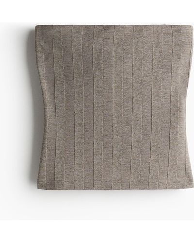 H&M Rib-knit tube top - Grau