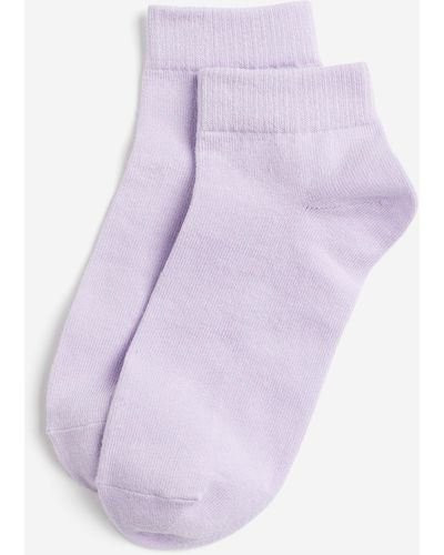 H&M Lot de 10 paires de socquettes - Violet