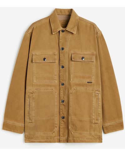 H&M Chore Workwear Jacket - Naturel