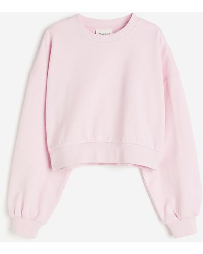 H&M Cropped Sweater - Roze