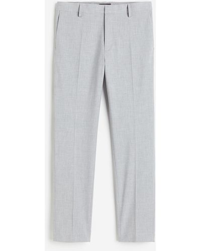 H&M Pantalon Slim Fit - Gris