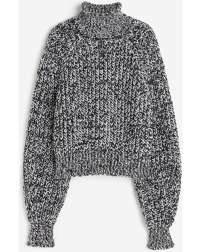 H&M Strickpullover - Schwarz