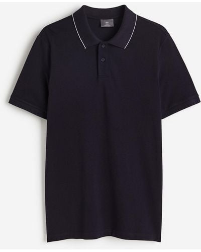 H&M Polo Slim Fit en coton - Noir