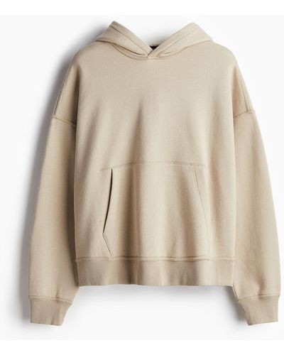 H&M Hoodie in Oversized Fit - Natur