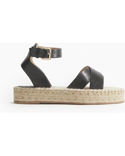 H&M Espadrille-sandalen - Zwart