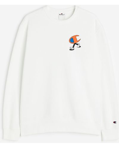 H&M Crewneck Sweatshirt - Weiß