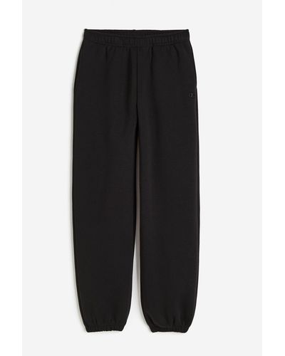 H&M Elastic Cuff Pants - Zwart