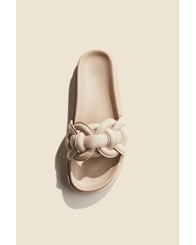 H&M Sandalen mit verschlungenen Bändern - Natur