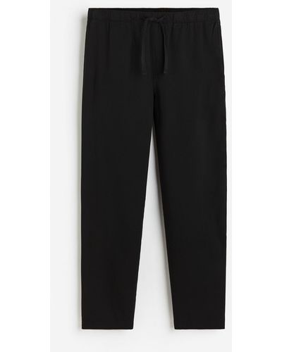 H&M Lyocell joggers - Zwart