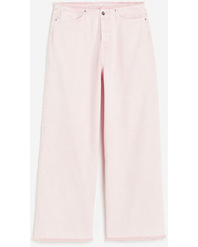 H&M Baggy Low Jeans - Pink