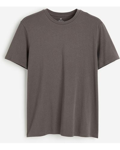 H&M T-shirt Regular Fit - Gris