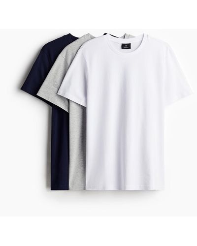 H&M Set Van 3 T-shirts - Wit