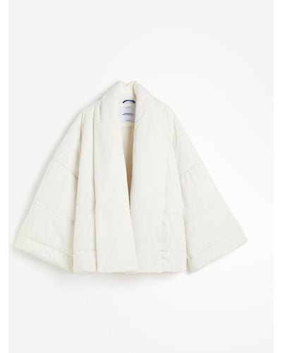 H&M Chiba Puffer Jacket - Weiß