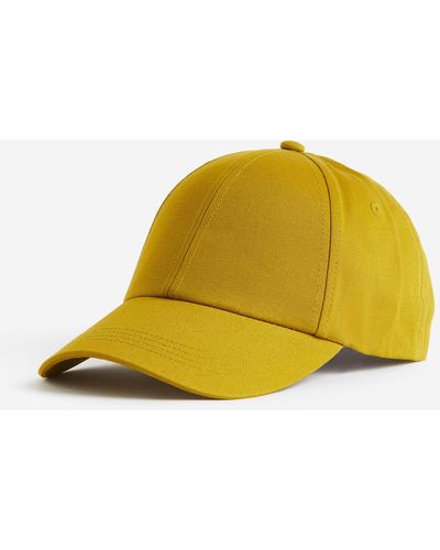H&M Baumwollcap - Gelb