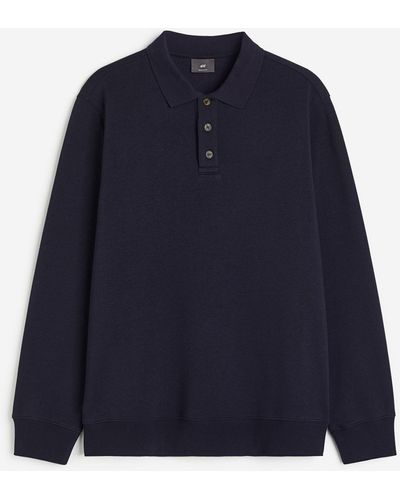 H&M Poloshirt in Regular Fit - Blau