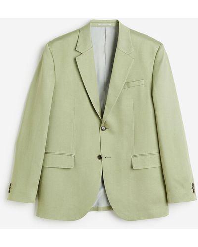 H&M Lyocell-Jacke Relaxed Fit - Grün