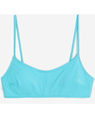 H&M Padded Bikinitop - Blauw