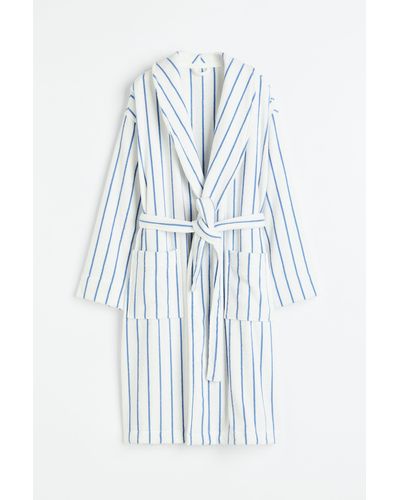 H&M Robe de chambre en éponge - Bleu