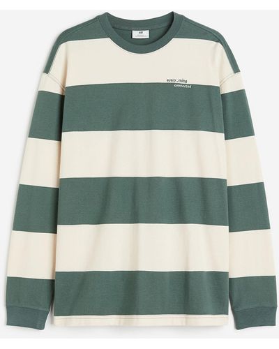 H&M T-shirt Loose Fit en jersey - Vert