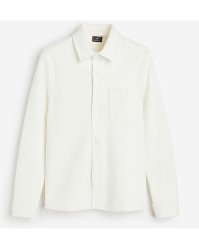 H&M Veste-chemise Regular Fit - Blanc