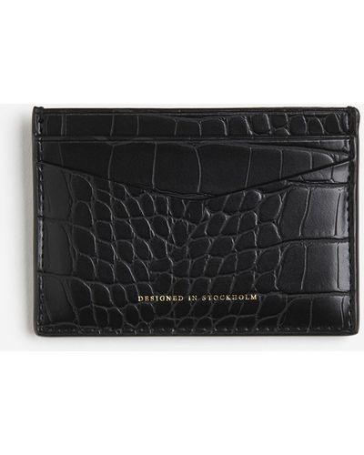 H&M Porte-cartes - Noir