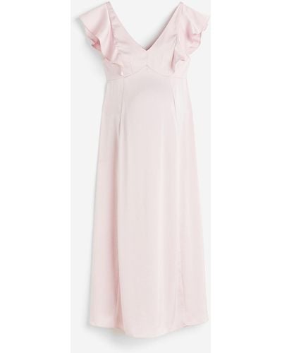 H&M MAMA Kleid mit Volants - Pink