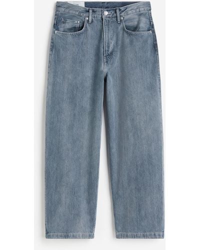 H&M Baggy Jeans - Bleu