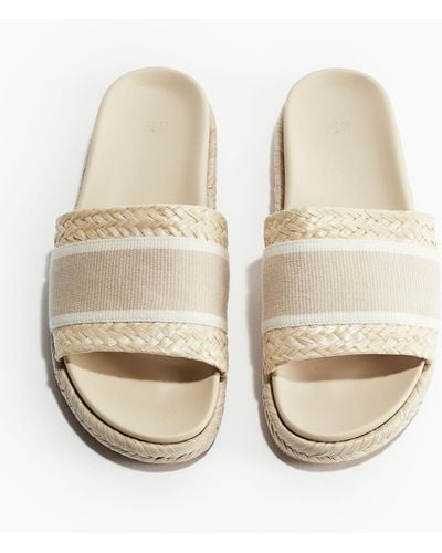 H&M Espadrille-slippers - Naturel