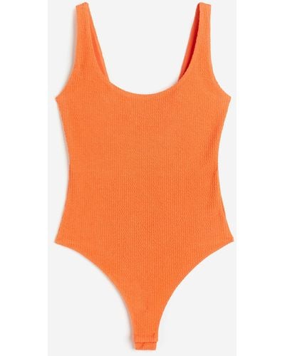 H&M Body string texturé - Orange
