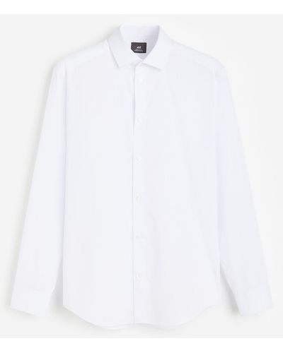 H&M Coolmax®-overhemd - Wit