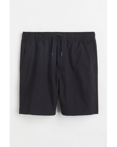 H&M Short en coton Regular Fit - Noir
