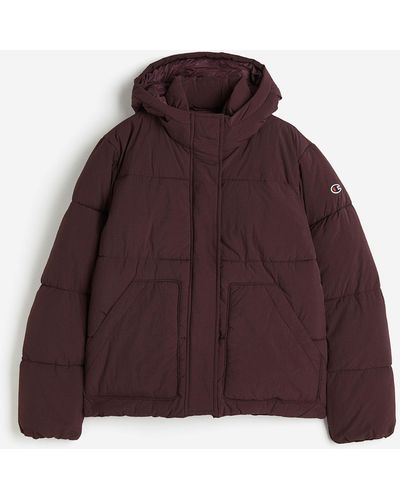H&M Hooded Jacket - Rot