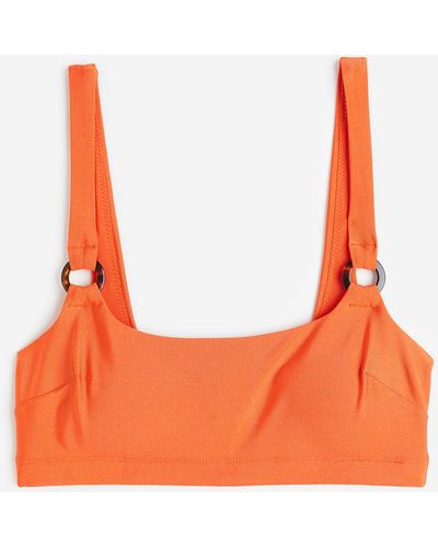 H&M Haut de maillot paddé - Orange